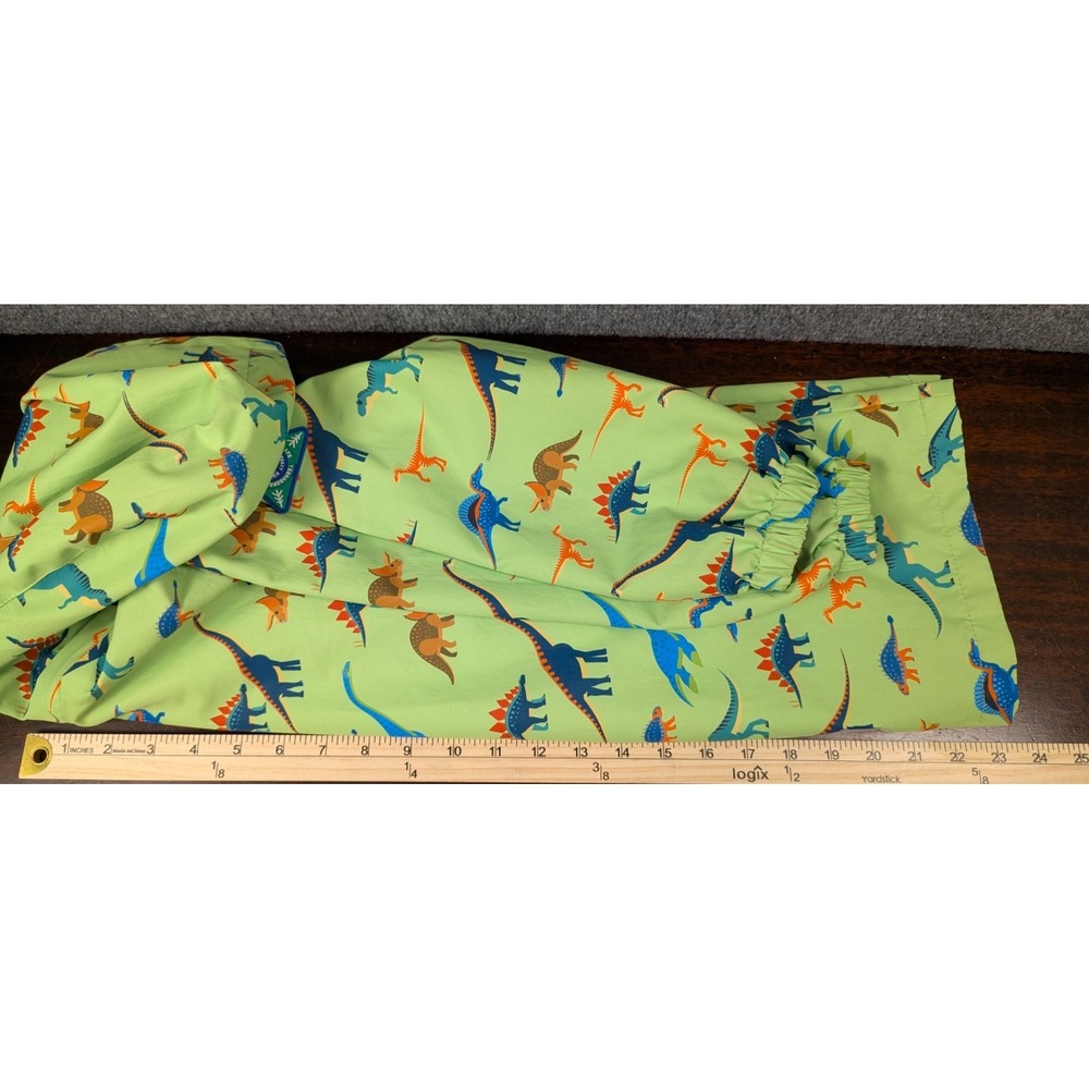 Topsky Kids Dinosaur Rain Jacket Green Hooded Windbreaker Waterproof Boys Girls - Picture 6 of 9